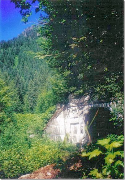 West Portal of the old Cascade Tunnel in 2000