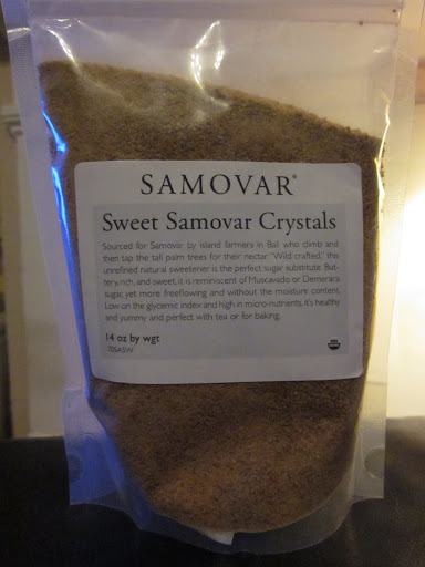 Palm sugar is made from the the nectar of the coconut palm, collected and kettle-boiled into a thick caramel, then dried and ground into powder.