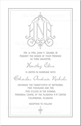 Judd and I had the pleasure of creating a wedding invitation and custom 