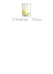 Flat Thank You Card