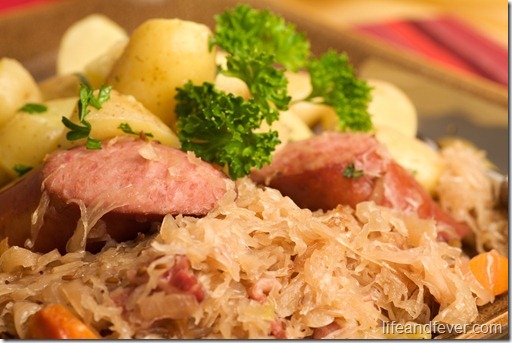 Sausages and Sauerkraut