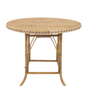 This table is a more understated bar. Its bamboo legs and wicker surface lend it a tropical feel.
(conranusa.com) This table is a more understated bar. Its bamboo legs and wicker surface lend it a tropical feel.
(conranusa.com)