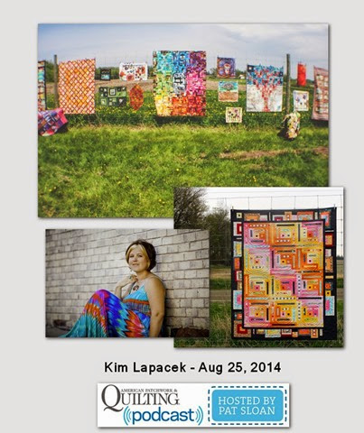 Pat Sloan American Patchwork and Quilting radio Kim Lapacek Aug 2014 guest