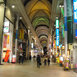 shopping street hiroshima in Hiroshima, Japan 