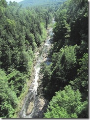 8.8.11 VT Quechee Gorge looking up the gorge