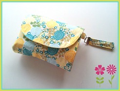 yellow blue flower nappy wallet 2