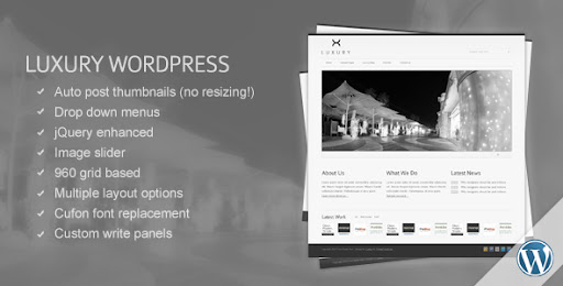Luxury Wordpress Template - ThemeForest Item for Sale