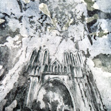 "Le morceau du ciel pour Héloïse..." 1996; C3 C5/eau-forte, aquatinte; 34.5 x 52 cm