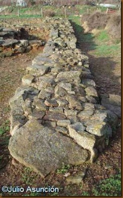 Ciudad romana de Cara - Muralla Ciudad romana de Cara - Muralla