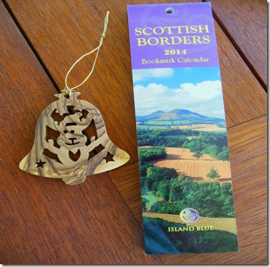 Wooden orny & bookmark from Joan Wooden orny & bookmark from Joan