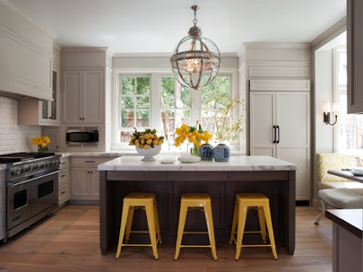 I like how this kitchen has color but only in the accents-that way if you get bored of a color it is easy to change. http://pinterest.com/pin/90001692522953929/ I like how this kitchen has color but only in the accents-that way if you get bored of a color it is easy to change. http://pinterest.com/pin/90001692522953929/