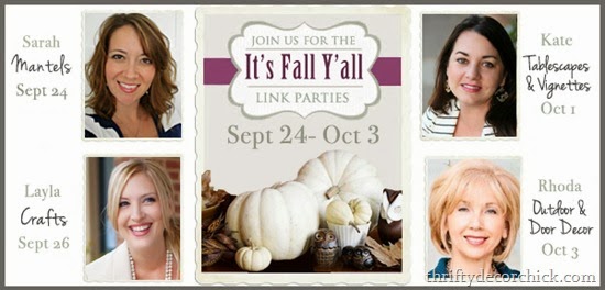 Fall Mantel Linky Party