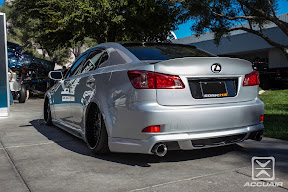 Josh from Wek’Sos Industries Lexus IS350 equipped with AccuAir e-Level.