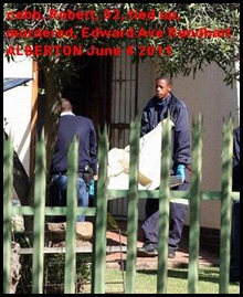 Cobb Robert 92 murdered Alberton June42011 Beeld