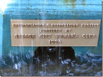 IMG_2888 Fountain Plaque at McLoughlin House in Oregon City, Oregon on August 19, 2006