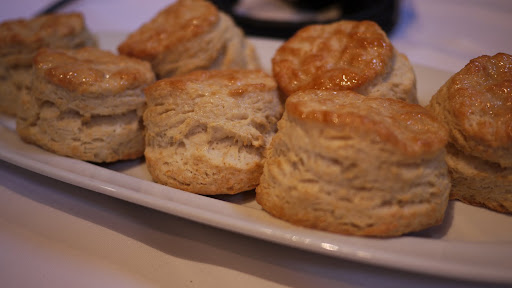 We snacked on buttermilk biscuits fresh from the oven.  (It is the South, y'all, come on!)