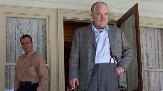 JOAQUIN PHOENIX and PHILIP SEYMOUR HOFFMAN star in THE MASTER