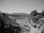 The canyon in Ronda as seen from the Puente Nuevo.