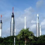 rocket park in Cape Canaveral, United States 