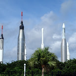 rocket park in Cape Canaveral, Florida, United States