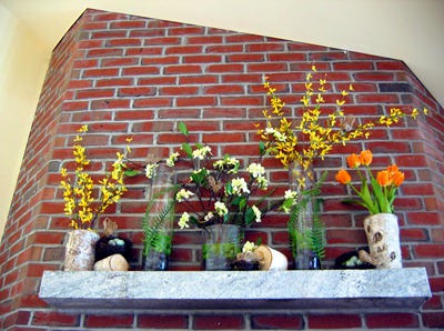 Spring Fireplace Decor | Ideas in Bloom
