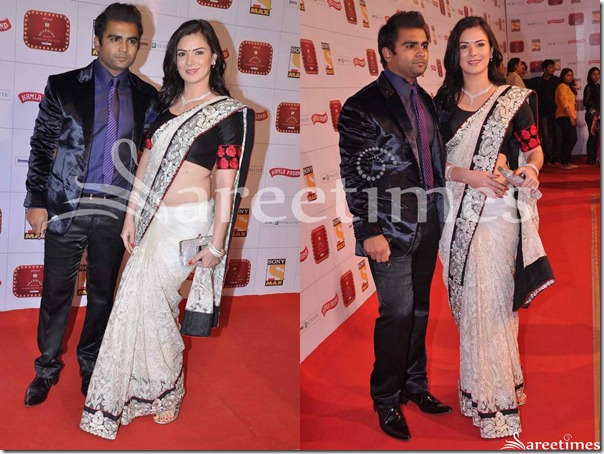 Urvashi_Sharma_White_Saree