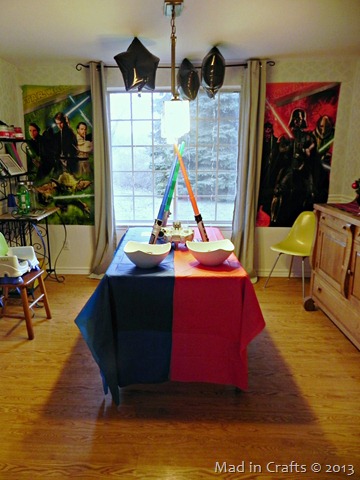 dining room decorated