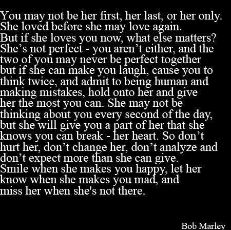 Bob Marley Love Quote Woman