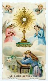 monstrance-holy card