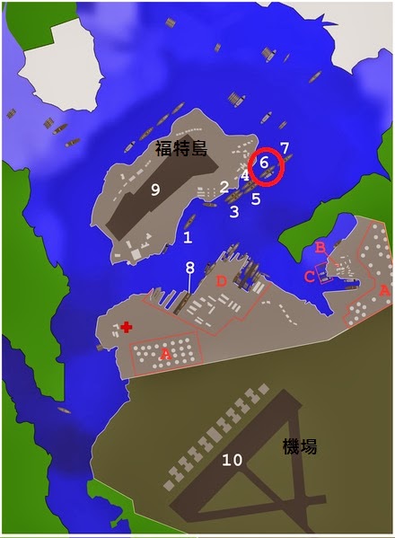 珍珠港遇襲時,船艦配置圖 珍珠港遇襲時,船艦配置圖