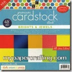 dcwv brights and jewels cardstock-200