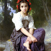 William-Adolphe Bouguereau At the Edge of the Brook. 1875 г.jpg