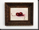 Red Cherries Framed