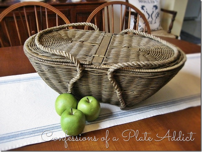 CONFESSIONS OF A PLATE ADDICT Pottery Barn Picnic Basket CONFESSIONS OF A PLATE ADDICT Pottery Barn Picnic Basket