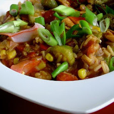 Chicken and Crab Gumbo Low Fat