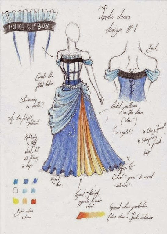 TARDIS-Ballgown-design