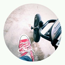 shoe and wheel