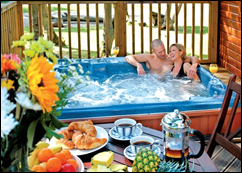 Relax in the Private Hot Tub