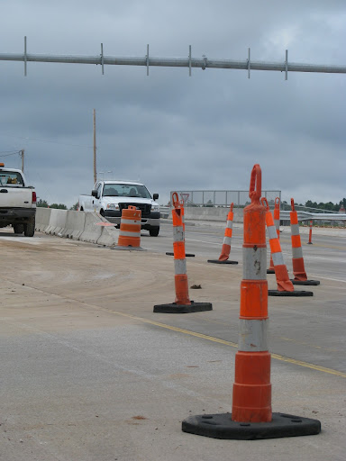 This is nearing the end of the construction that is being done to James River Freeway and National Avenue. (Photo by: Brittni Bynum)