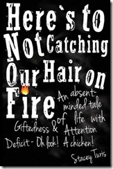 Here's To Not Catching Our Hair on Fire: An absent minded tale of life with Giftedness & Attention Deficit - Oh look! A chicken! by Stacey Turis
