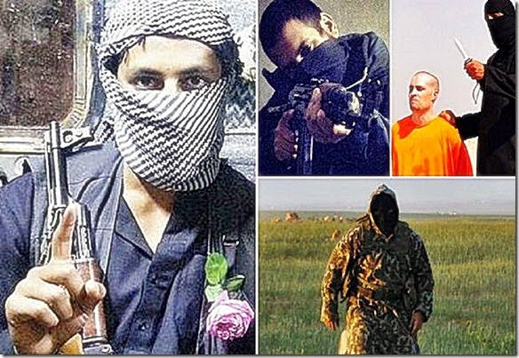 Abu Abduallah al-Britani. An ISIS terrorist involved in Foley murder Abu Abduallah al-Britani. An ISIS terrorist involved in Foley murder