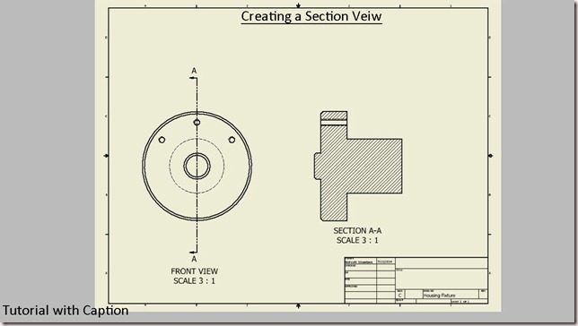 Creating a Section View