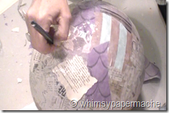 Make A Shabby Chic Bird Nest with Paper Mache Birds Nest
