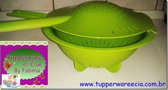 escorredor tupperware verde