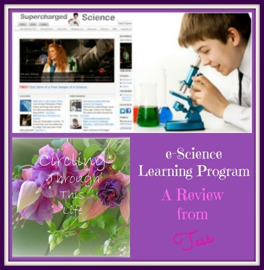 e-Science Program homeschool science review at Circling Through This Life