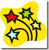 Four Shooting Stars from Microsoft Office Images Four Shooting Stars from Microsoft Office Images