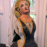 An Old Sailing Ship Figurehead Of A Woman On Display In The Museum - St. George's, Antigua