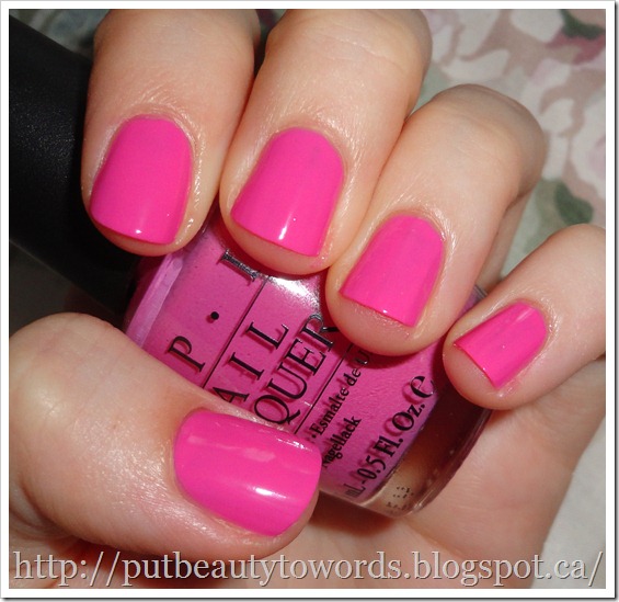 Writing Beauty: NOTD: OPI Shorts Story