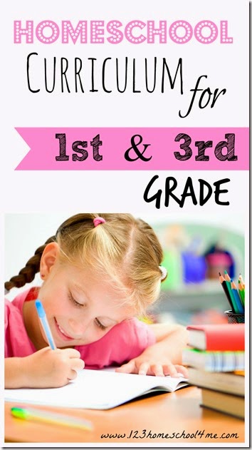 homeschool curriculum for 1st grade and 3rd grade #homeschool homeschool curriculum for 1st grade and 3rd grade #homeschool