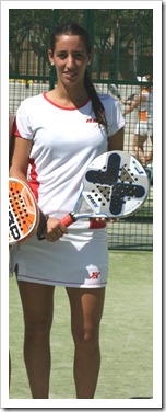 Teresa Navarro jugadora del equipo NOX Campeona de Espa&ntilde;a SUB 23 en Valladolid.